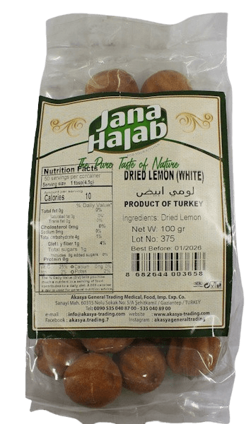 Jana Halab Dried Lemon White